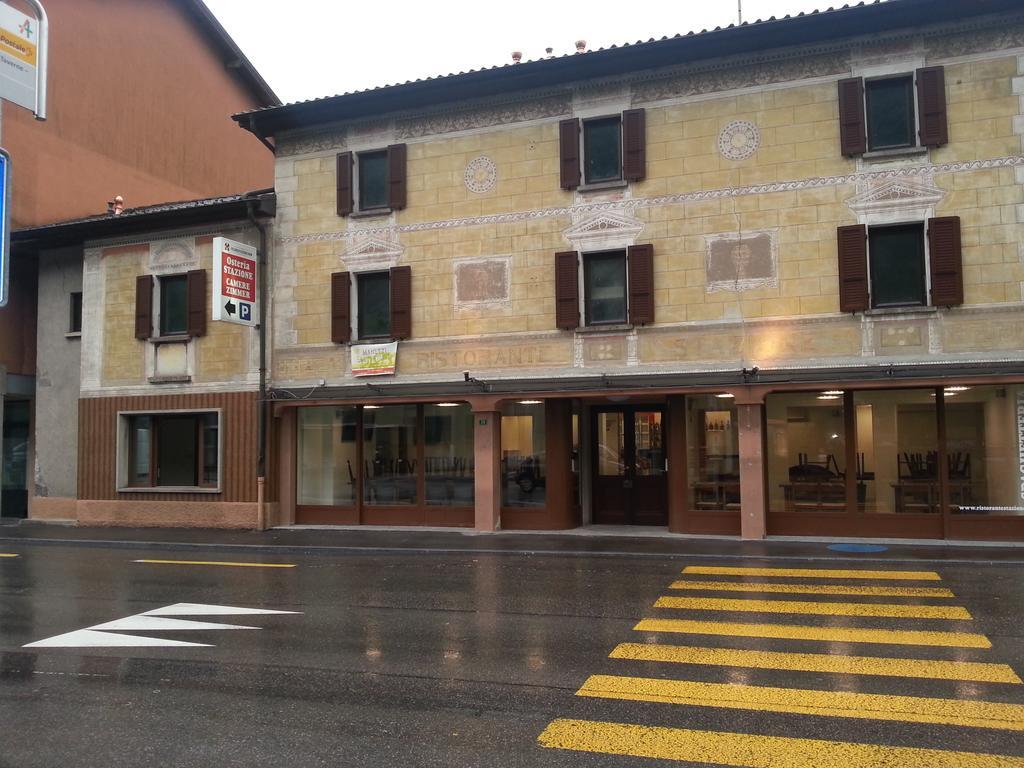 Hotel Ristorante Stazione con alloggio Monteceneri Esterno foto